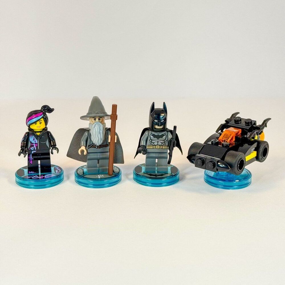 Lego Dimensions Starter Pack | Wyldstyle, Gandalf, Batman & Batmobile